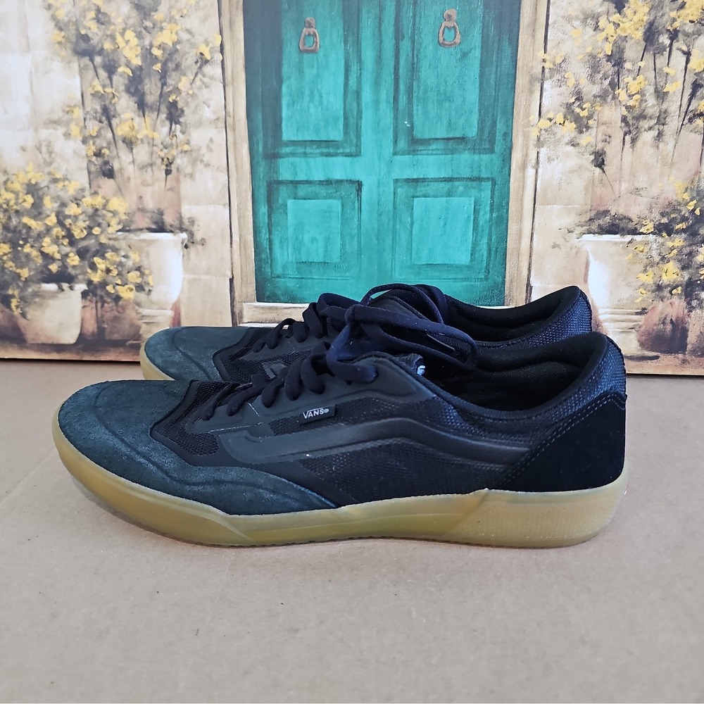 Vans Ave Pro Shoes Black/Gum VN0A5HENB9M Men's 12